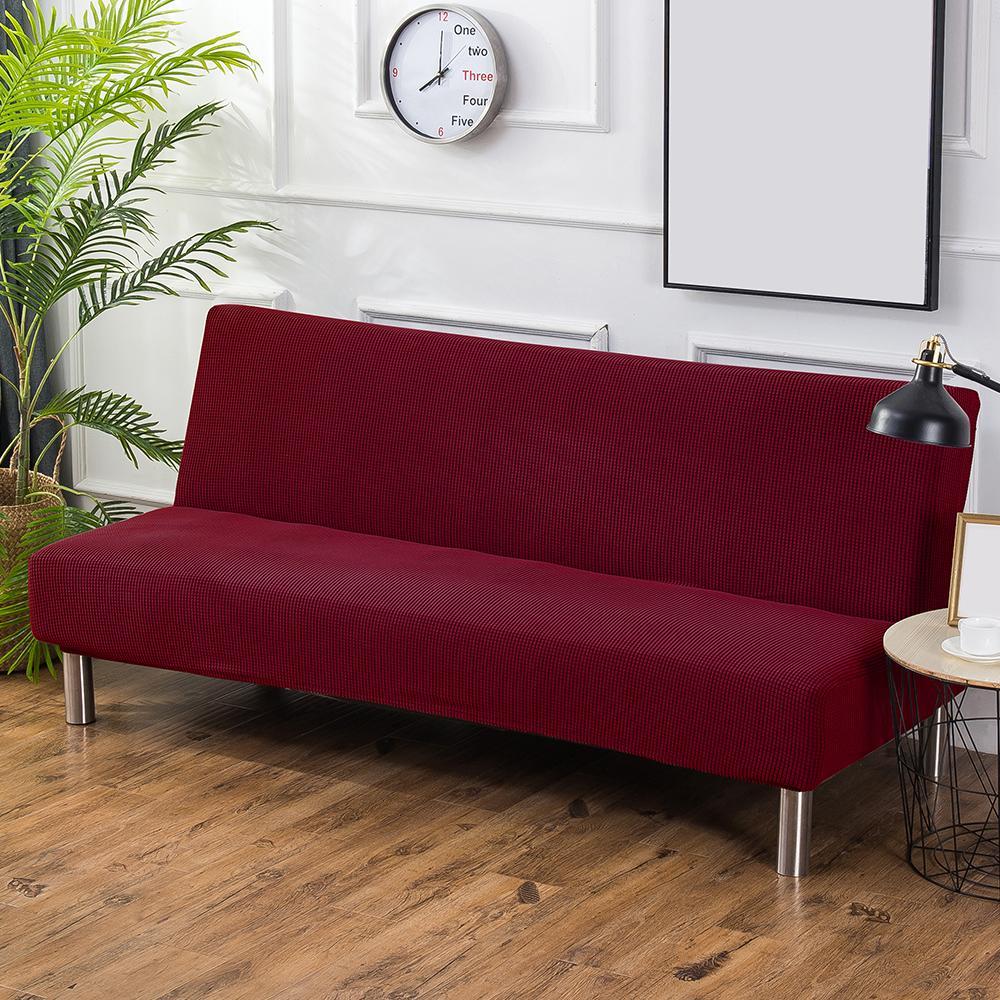 Solid Color Sofa Cover, 1 Count Elastic Sofa Slipcover, Dustproof Sofa Protector for Home Living Room, Sofa Protector for Home Living Room, Couch Slipcover