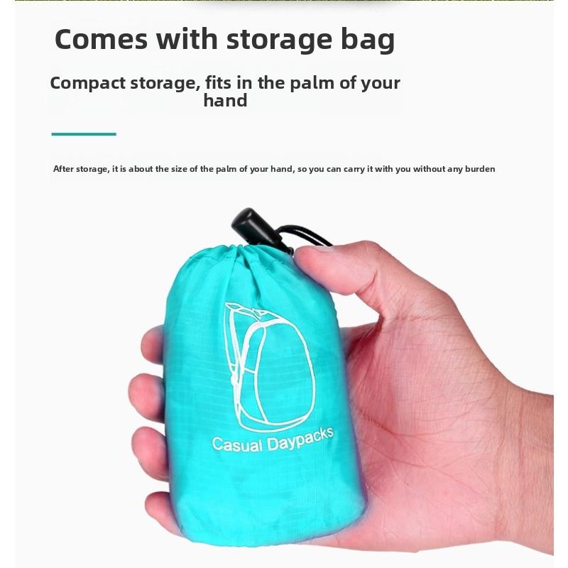 Sports Backpack Outdoor Folding Backpack Waterproof Ultra Light Portable Travel Bag Outdoor Bag Folding Bag gym