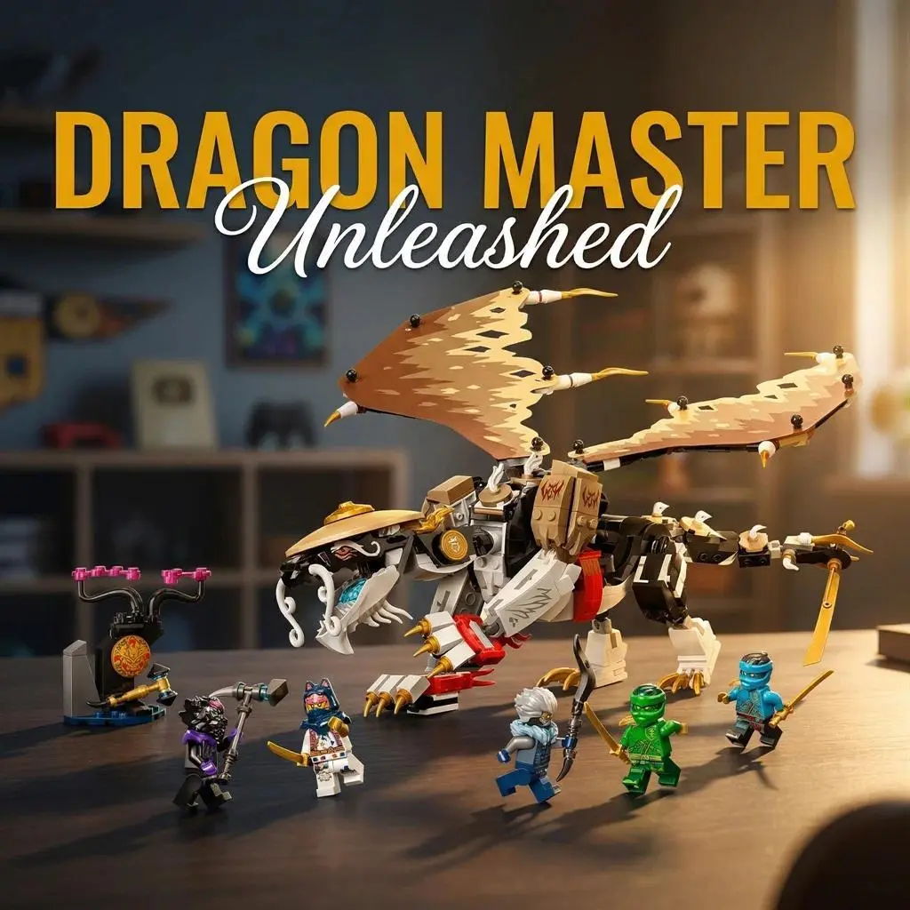 532pcs Egalt the Master Dragon building blocks set Assemble Bricks Toys for Kids Collectible Model for Birthday puzzle toys