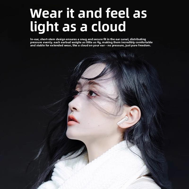 Wireless Bluetooth Earbuds Stylish Appearance Dual-Ear Design Hi-Fi Sound for Running