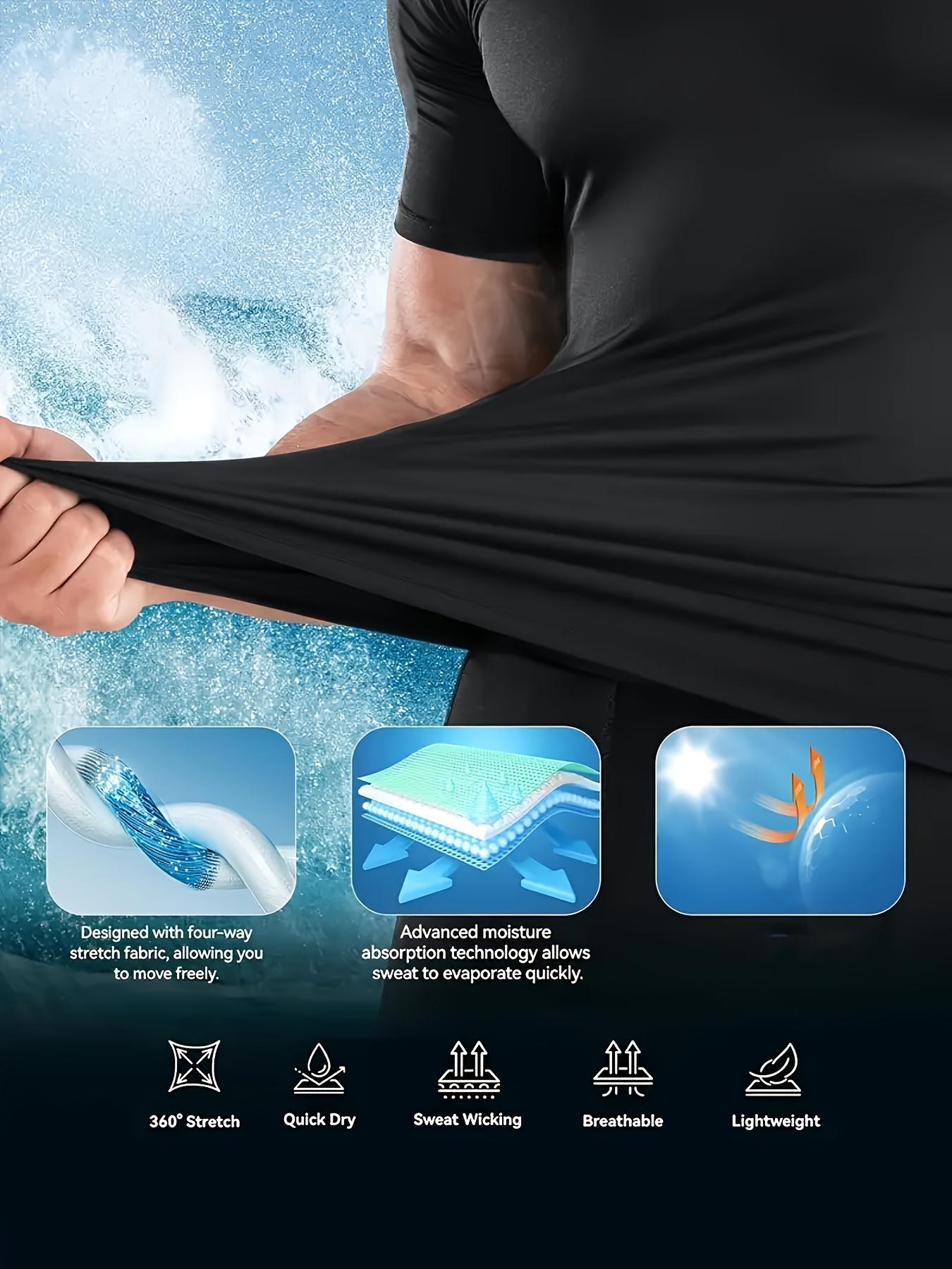 Men's Short-Sleeve Compression T-Shirt - Breathable, quick-drying, highly elastic, moisture-wicking sports shirt with boxing-themed graphic, slim fit, suitable for running, fitness, and outdoor activities. Durable and high-performance athletic wear.