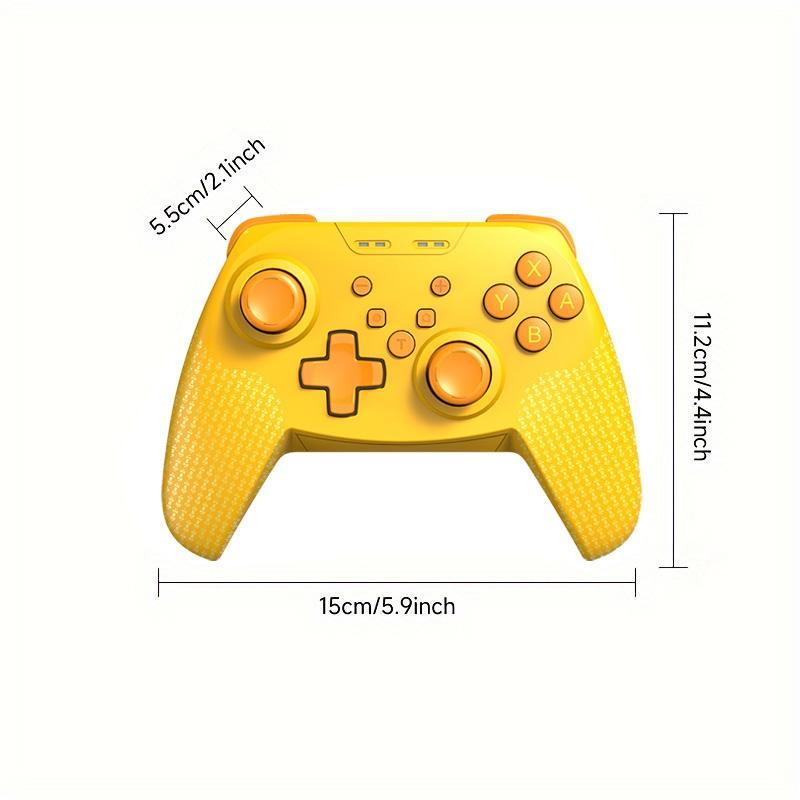 Wireless Controller, 2.4G Wireless BT Connection Gamepad, Large Capacity Battery Game Controller for Switch Lite/OLED/NS/PC/Phone/Tablet