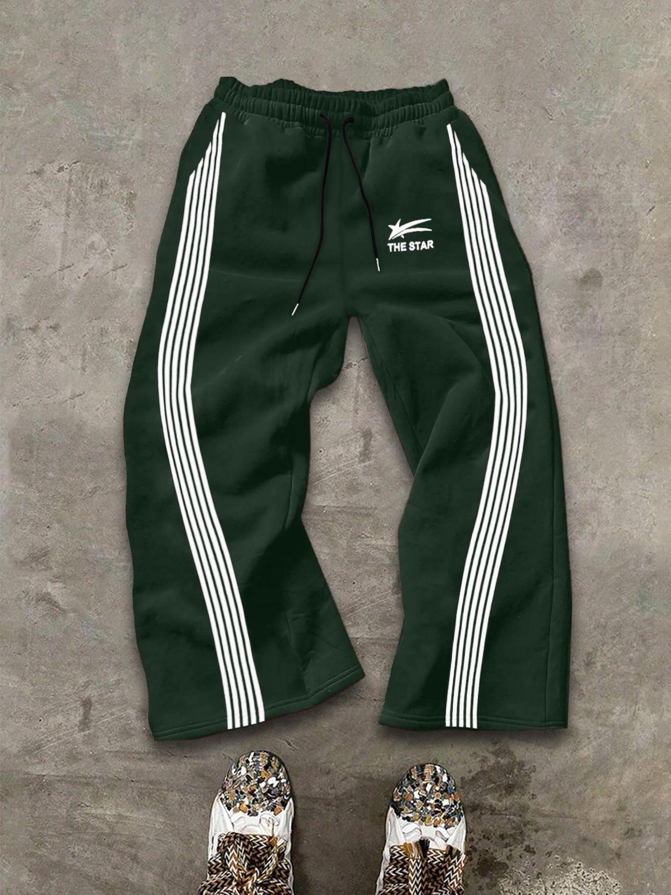 Men's Camo Print Straight Leg Sweatpants, Regular Fit Casual Street Breathable Pants for Daily Wear, Men's Bottoms for Summer, Trouser, Camouflage Sweatpants