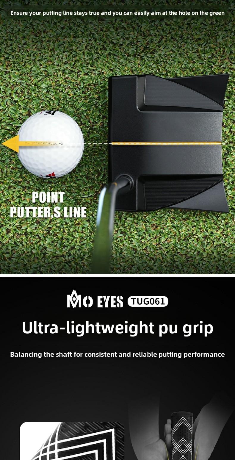 MO EYES Golf Putter - Men's Single Club (S20C Soft Iron Forged) - High Stability Model