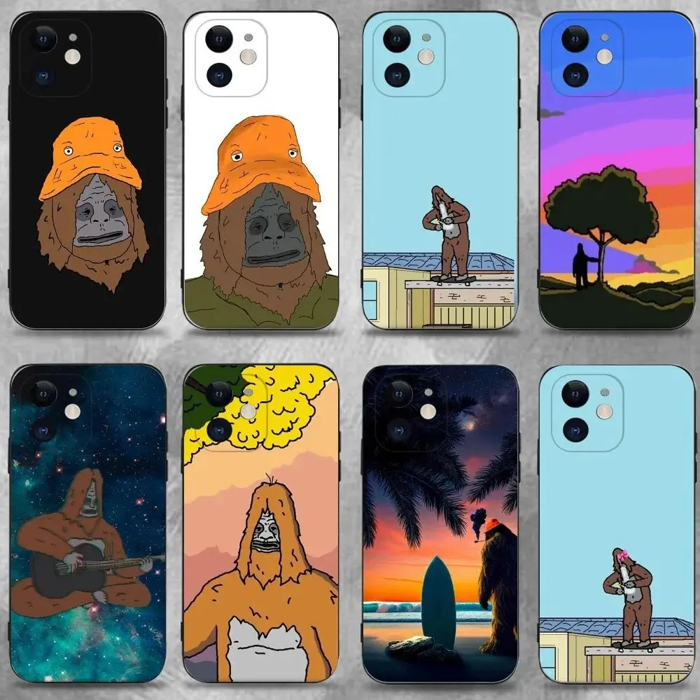 Sassy The Sasquatch Phone Case For iPhone 17 Promax 17e 17 16 15 14 13 12 11 Mini Pro Max Air For Samsung S26 Ultra S25 S24 S23 S22 FE Plus Edge Anti-Fall shockproof protection Soft silicone Back Cover For Fans Gift