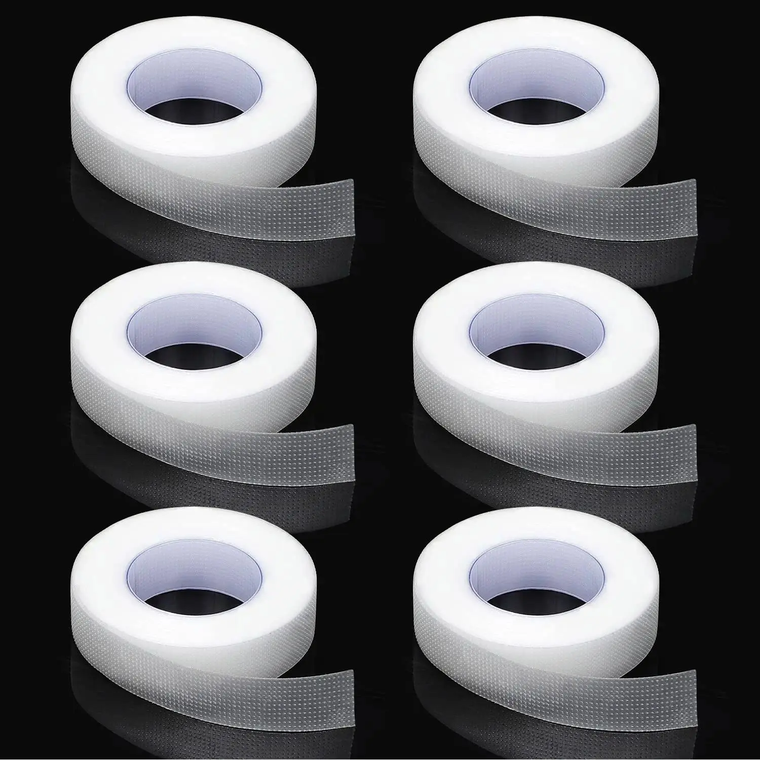 Eyelash tape transparent adhesive fabric 9m adhesive breathable and easy to tear microporous fabric tape, used for eyelash extension supply, isolating upper and lower eyelashes, lifting eyelids, and reinforcing eye patches