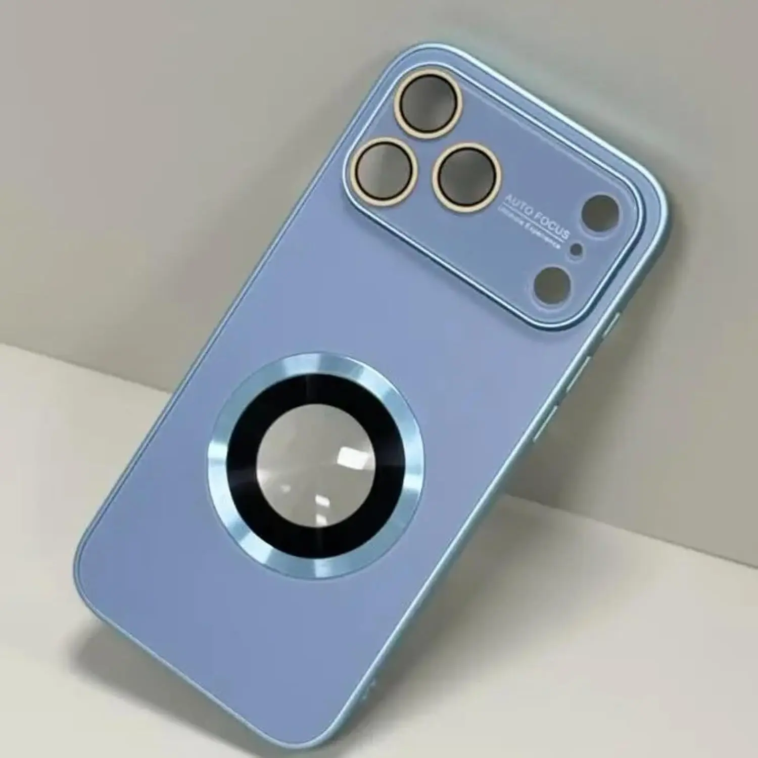 Compatible with iPhone 17 Pro Max to 12 Phone Case, Luxury Magnetic Retro CD Texture Aesthetic Shockproof Protective Cover for Women Girls (Blue, iPhone 17 Pro Max)