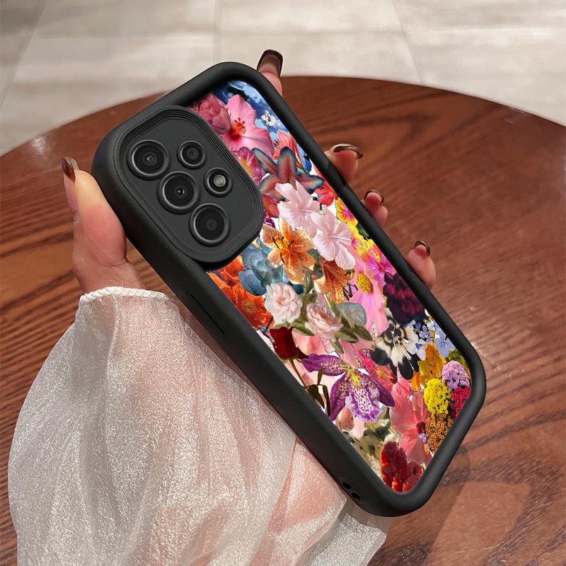 Beautiful Colorful Flower Pattern Phone Case forSamsung Galaxy S26 S25 S24 S23 S22 S21 Fe Plus Ultra A13 A14 A15 A16 A17 A33 A34 A35 A36 A52 A53 A54 Note20