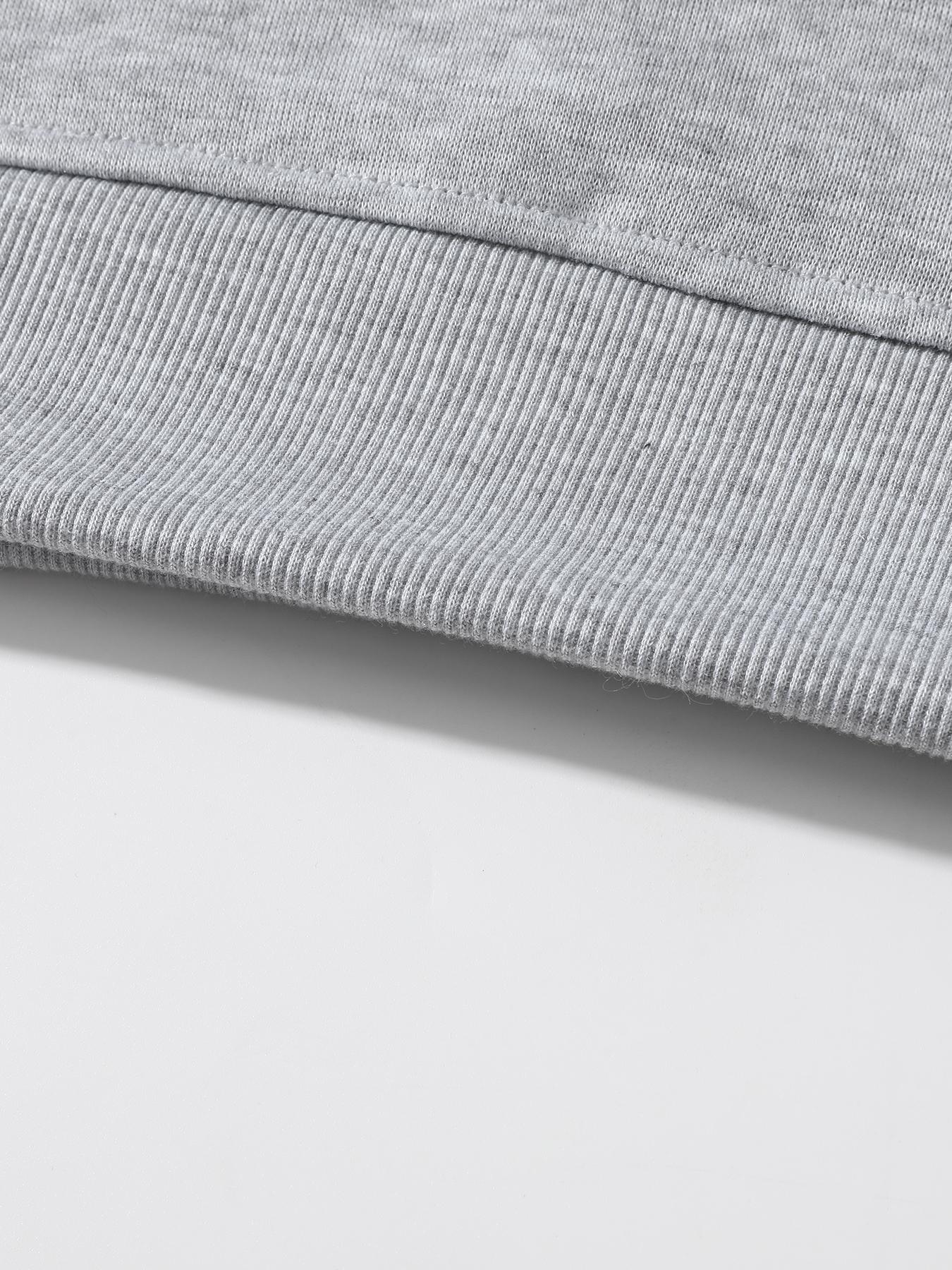 Men's Half-Zip Hoodie with Shorts Two-Piece Set, Basic Style Comfortable and Warm Sports Jogging Set, Suitable for Daily Wear, Outdoor Activities, Running and Workouts &ndash; Available for Men and Women.