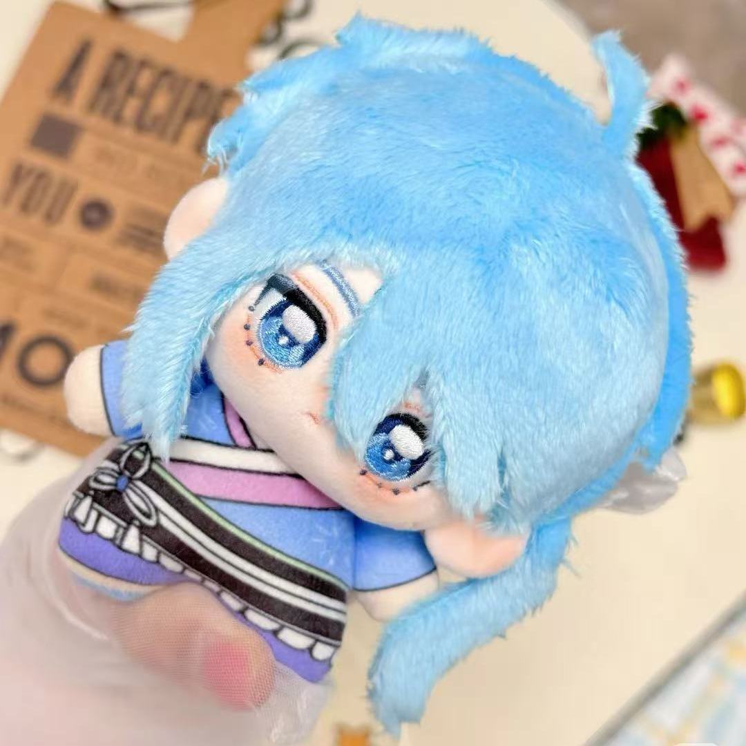 10CM Nu Carnival Edmond Sadness Cosplay Plush Doll Anime Cute Printing Nunu Cotton Plush Pendant Backpack Keychain Xmas Gifts