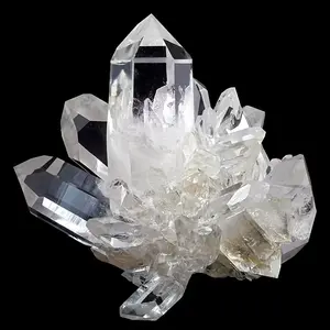 1 natural transparent quartz crystal cluster, Natural crystal pieces - hexagonal prism, can be DIY, suitable for Bohemian style home decoration. The perfect gift for nature enthusiasts, suitable for Christmas, Valentine's Day, and Mother's Day