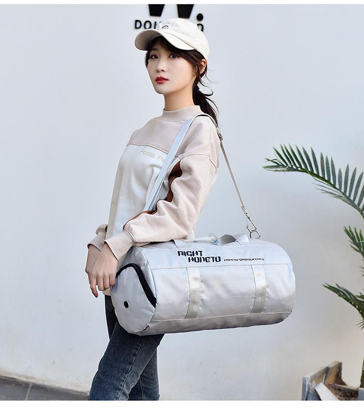 Fitness Bag Men's Wet and Dry Separation Training Sports Backpack Hand Luggage Short-Distance Travel Bag Women's Large Capacity Swimming Bag