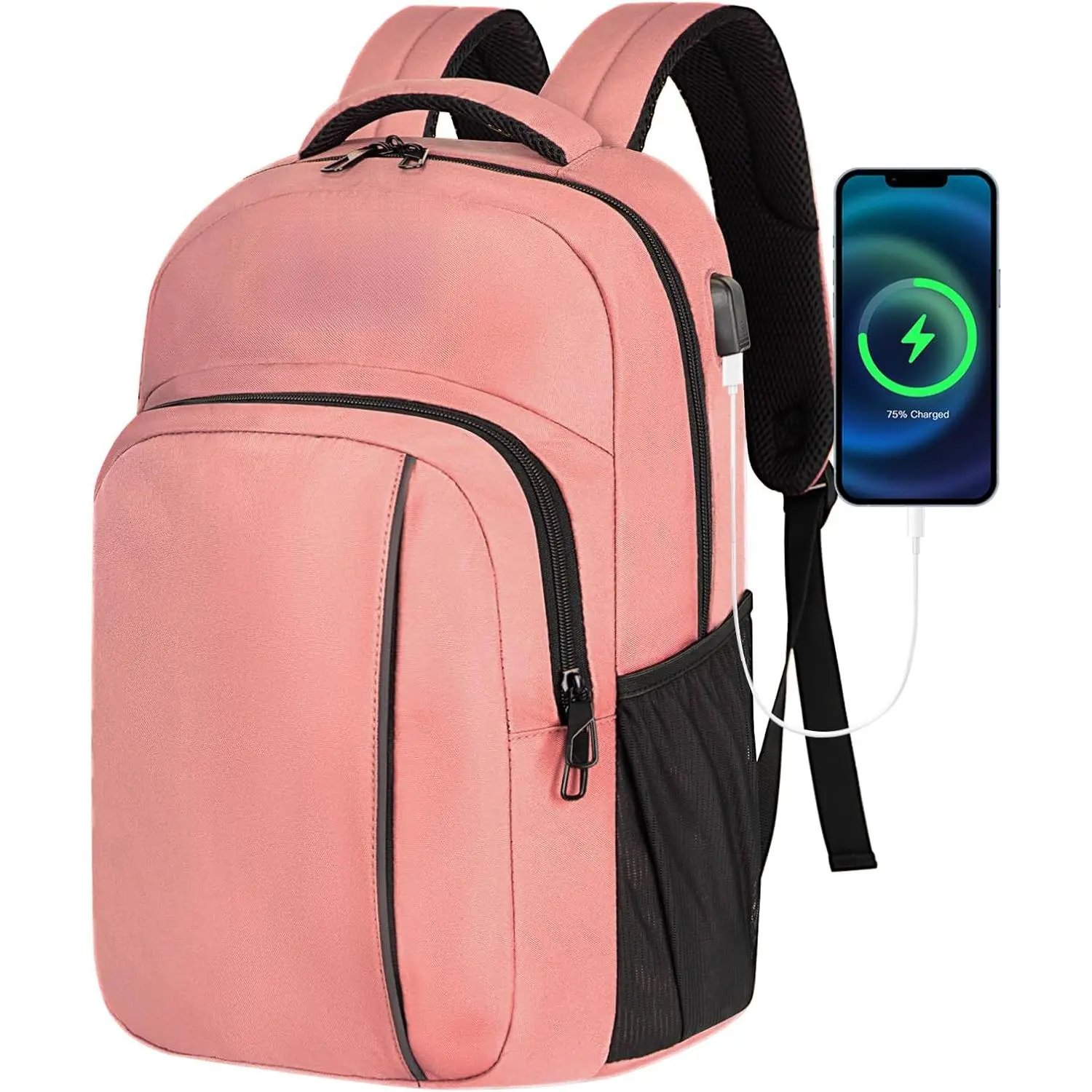 Cabin carry-on backpack, 17.3inch laptop backpack, waterproof business travel backpack, lightweight college backpack, unisex, anti-theft design
