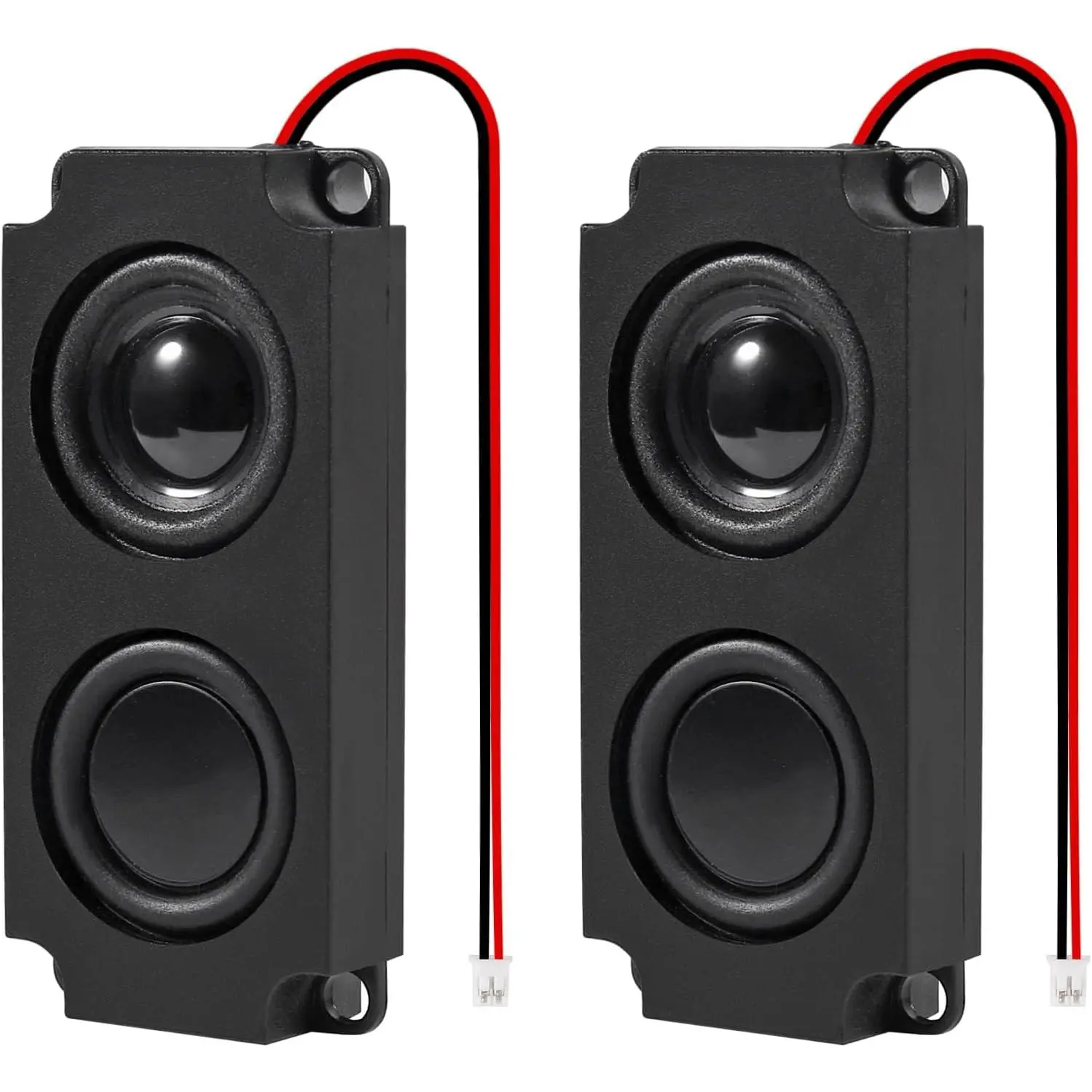 2 count 5W 8 Ohm Speaker Double Cavity 5 Watt Mini Speaker Full-Range Advertising Machine Loudspeaker 3.3V 5V with JST-PH2.5mm 2 Pin Interface for  Projects