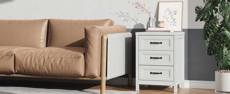 RoyalCraft 3 Drawer Dresser, Modern Wood Dresser with Raised Panel Drawer Front, Accent Chest of Drawers for Bedroom, Living Room, Entryway, Hallway RoyalCraft 3 Drawer Dresser, Modern Wood Dresser with Raised Panel Drawer Front, Accent Chest of Drawers for Bedroom, Living Room, Entryway, Hallway