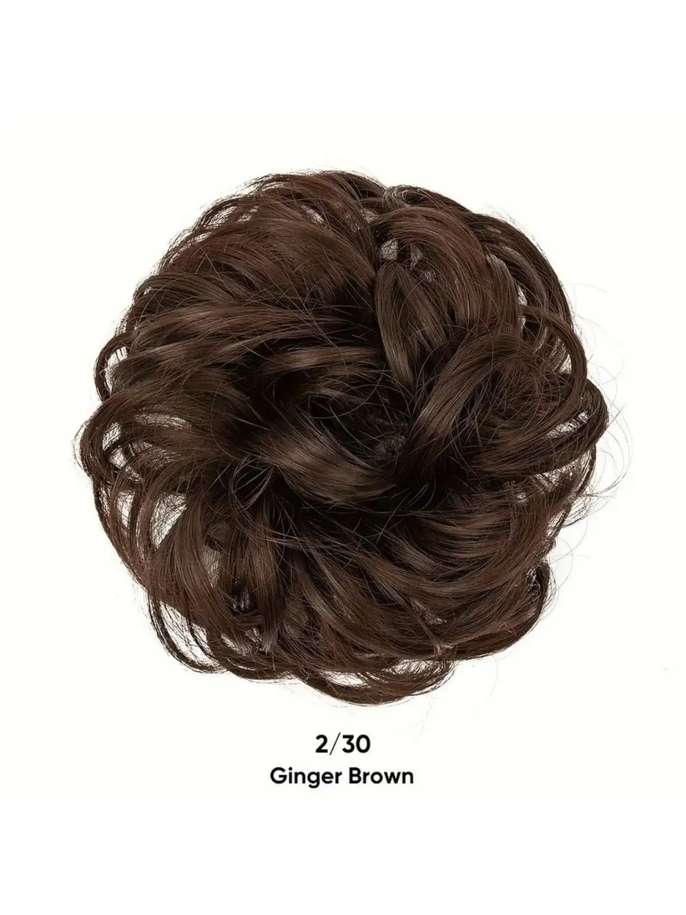 Women's High Temperature Fiber Hair Scrunchie, Fluffy Curly Bun Hair Piece, Synthetic Messy Flower Hair Tie Ponytail Holder Daily Party Hair Accessories Messy Bun Scrunchie, Loose Curly, Synthetic Ponytails