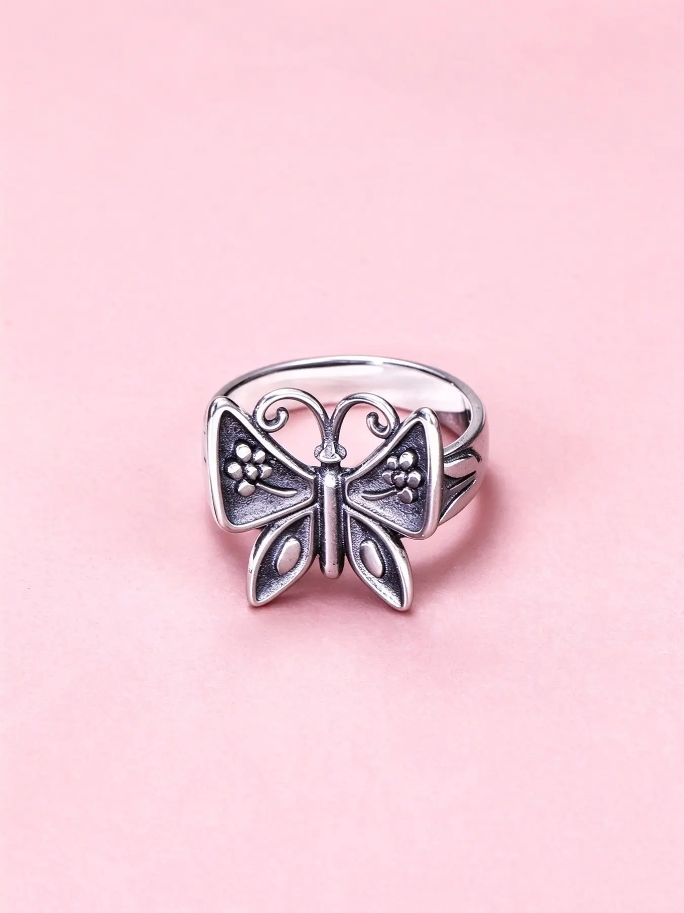 S925 Sterling Silver James Avery Mariposa Ring, Elegant Couple's Jewelry Gift, Beautiful Engagement Band, Perfect Present for Lovers