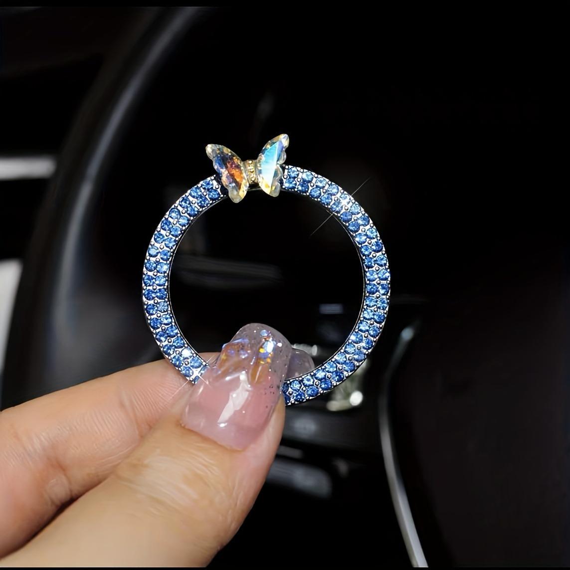 Car Engine Start Stop Button Decoration, Car Accessories for Girls, Car Stuff, Creative Rhinestone Decor Car Engine Start Stop Button Decorative Accessories, Car Decor for Girls, Car Gadgets, Car Interior Decor for Women