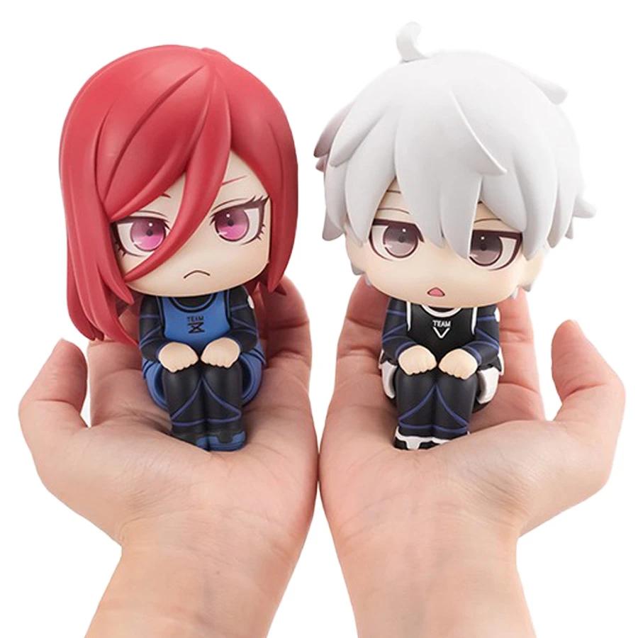 In Stock 10cm Blue Lock Anime Figure Look Up Isagi Yoichi/Nagi Seishiro Action Figure Bachira Meguru Collection Model Doll Toys