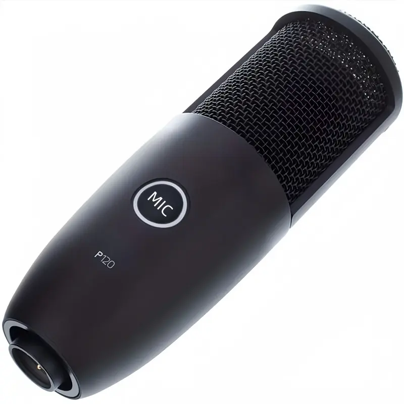 P120 Condenser Microphone, 48V Phantom Microphone, Podcast Equipment, Live Broadcast Equipment, Studio Recording Performance, Ideal for Recording/Livestreaming, Low Noise, Noise Reduction, Stable Output, Cardioid Polar Pattern, Sound Pickup