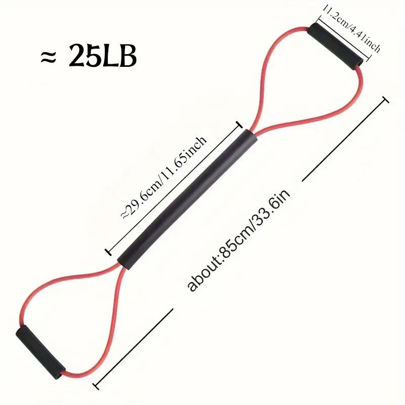 Resistance Band for Boxing Training, 8-shaped Boxing Pull Band, Fitness Equipment for Home Training, Leg & Arm Training, Yoga & Pilates Training, Home Workout Equipment