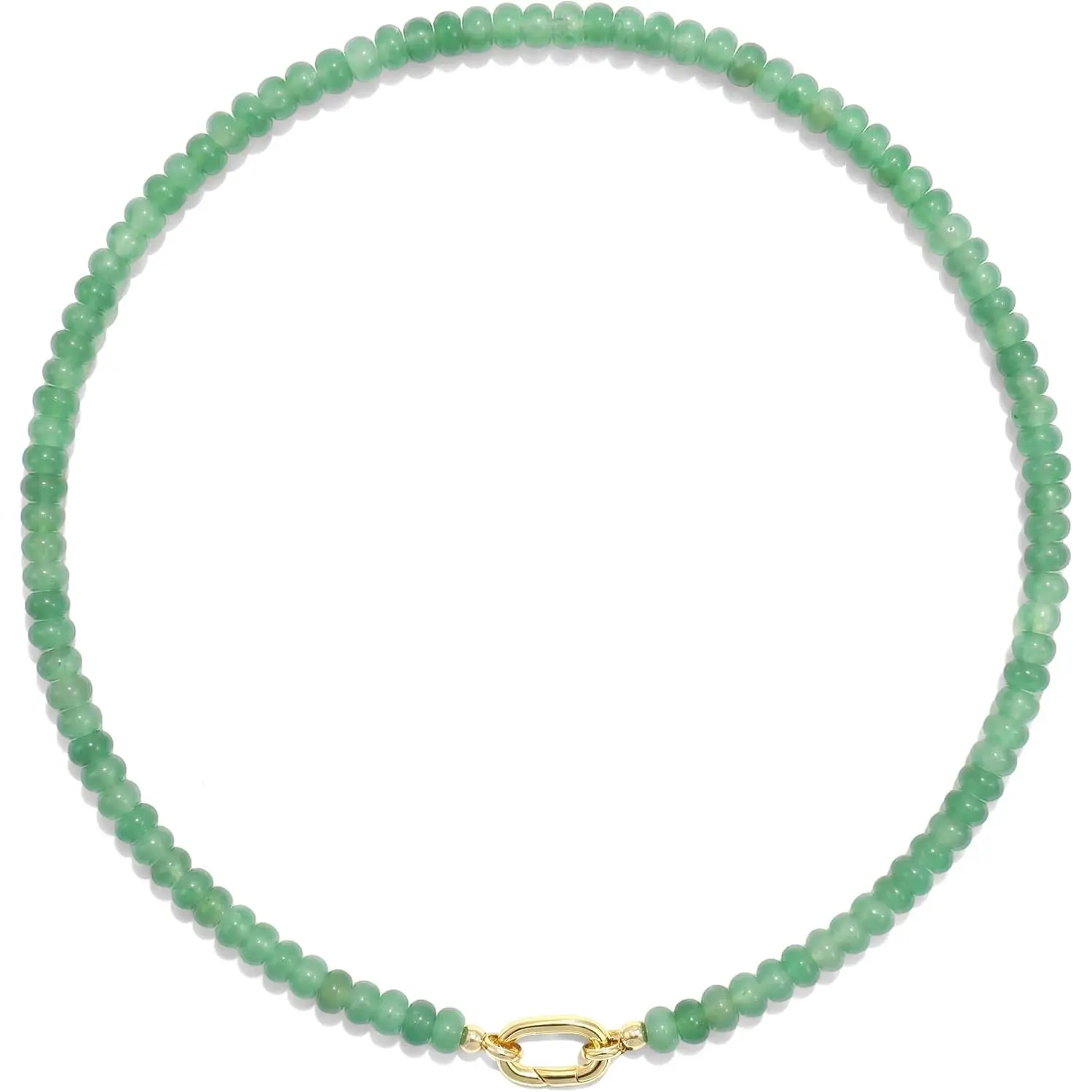 Beaded  Necklaces for Women, Bohemian Colored Choker  Stone Bead Summer Beach   Necklace