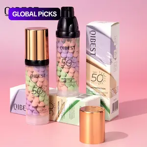 3-in-1 Color-Correcting Primer SPF 50, Brightening Oil-Control Moisturizer and Long-Lasting Makeup Base for Flawless Skin Tone #TOP PICKS