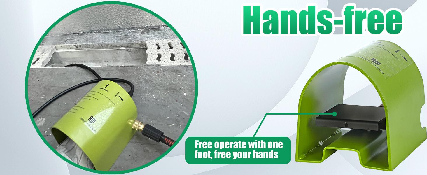 Foot Valve Sewer Jetter Kit for Pressure Washer, Ball Valve, 4000 PSI Foot Valve