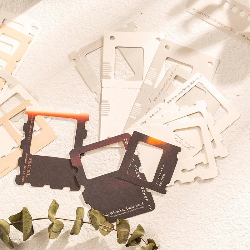 Vintage Film Themed Scrapbooking Kit, 94pcs/set Scrapbooking Paper & Sticker & Tape Set, DIY Decorative Paper for Scrapbooking & Journal Making, Backlighting, DIY Crafts