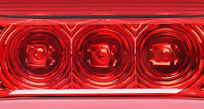 Nilight 3.9 Inch Red LED Fender/Side Marker Light (Pair)