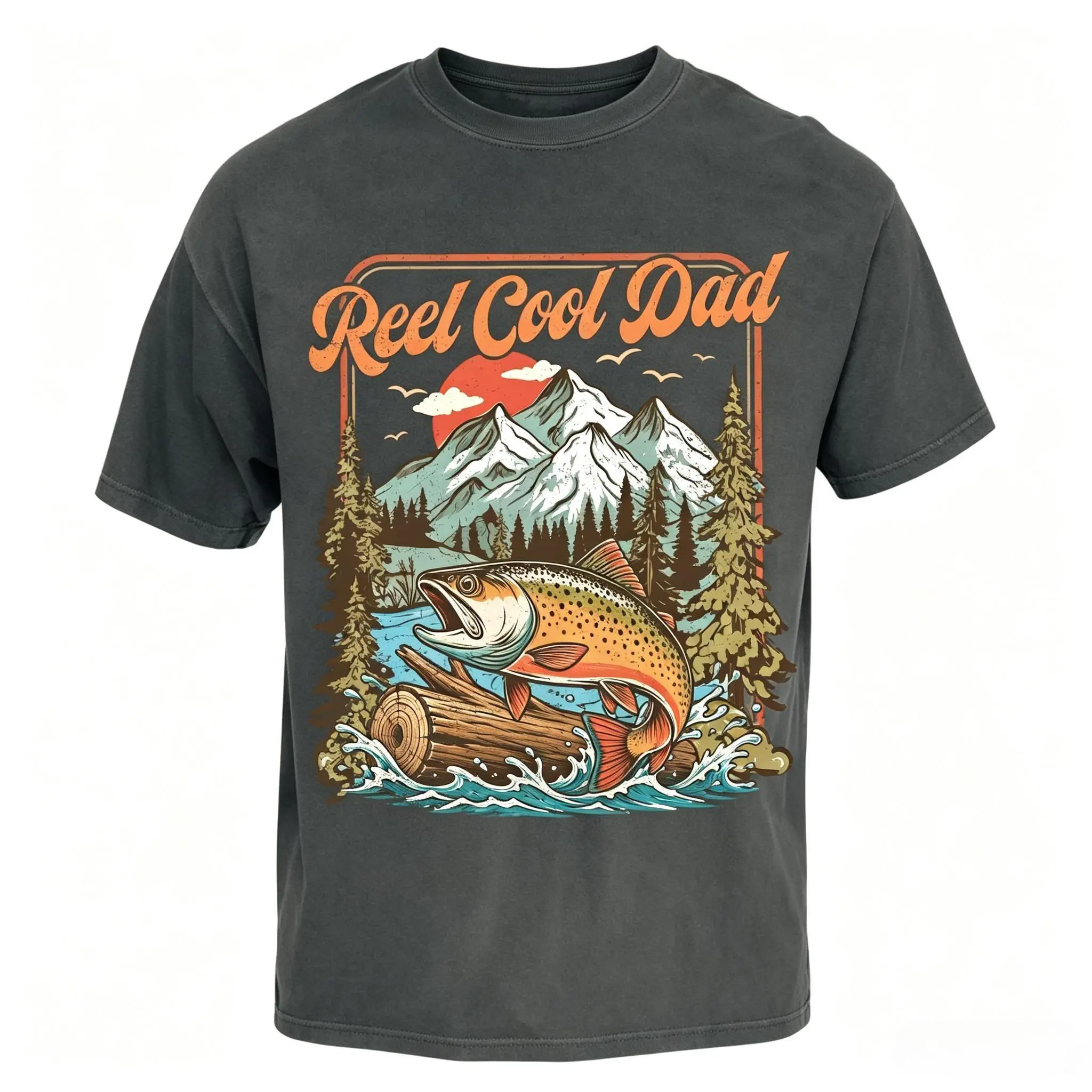 Comfy Reel Cool Dad Shirt, Father's Day Shirt, Father's Day gift for Him, Gift for Husband, Dad And Kid Fishing Matching Shirt