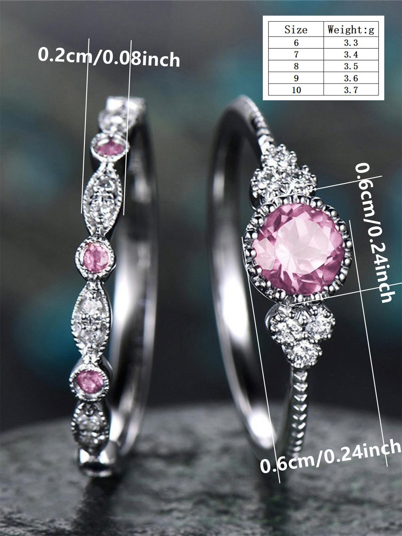 S925 Sterling Silver Luxurious Artificial Gemstone Decorated Rings, Engagement Rings, Elegant Gorgeous Jewelry for Wedding, Party, Daily Clothing Decor for Women