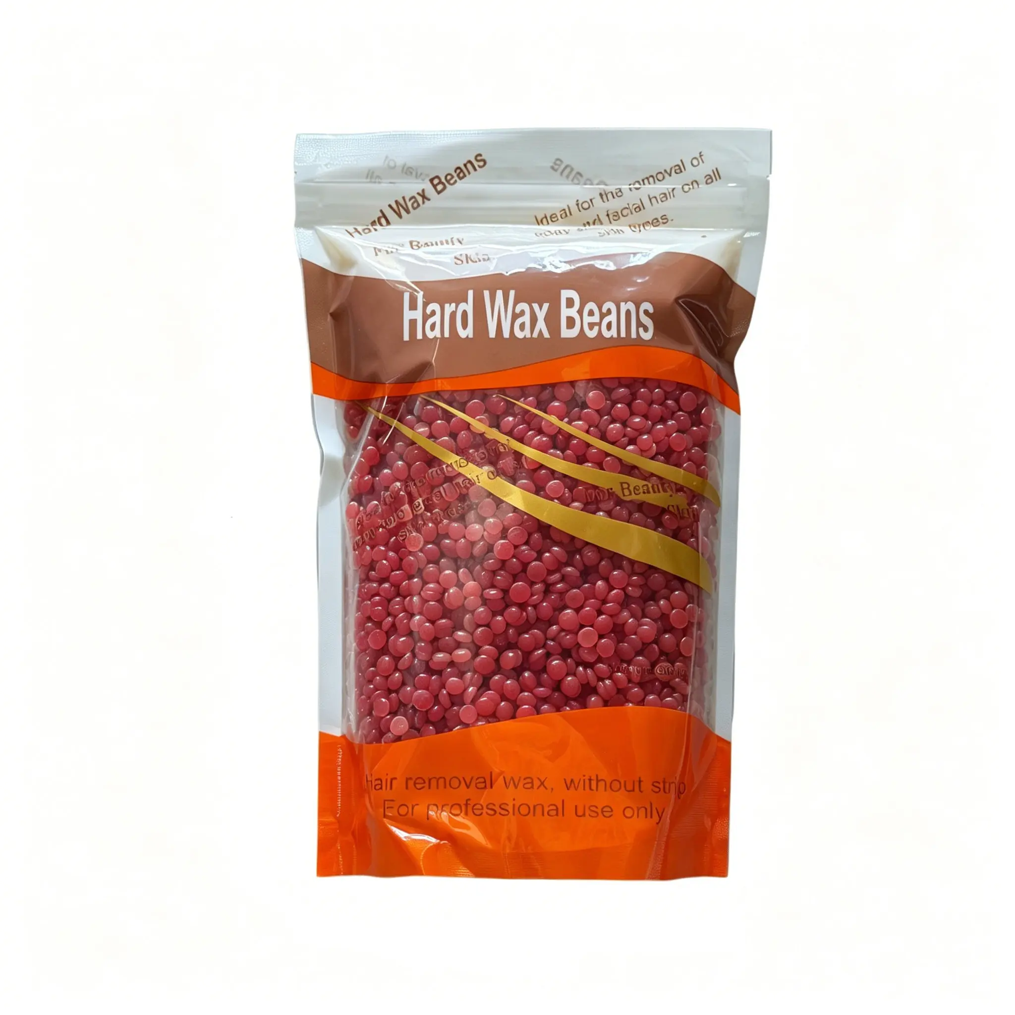 500gHair Removal Hard Wax Beads-Strawberry Scented Wax Beans,Paperless Waxing Beads Suitable for Sensitive Skin-Home HairRemovalKit- Brazilian and Full Body Hair Removal - Bikini Waxing - For Entire Body, Including Face, Armpits, Bikini Area and Legs