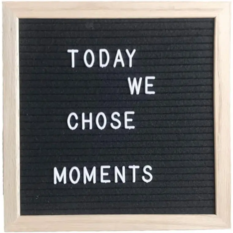 Felt Board Felt Letter Board, 10 x 10 inch Message Board  Board Letter Board Sign Bulletin Board Letters,  Announcements  Announcement Sign, Valentines Day Gifts for Her Letterboard