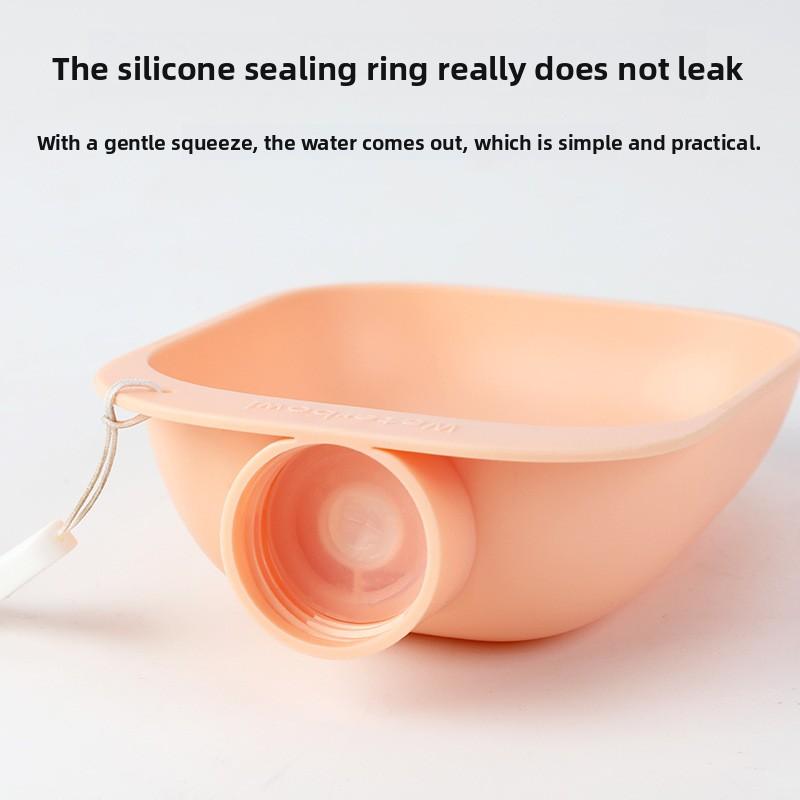 Pet going out water cup dog drinking water multi-functional water feeder portable pet supplies