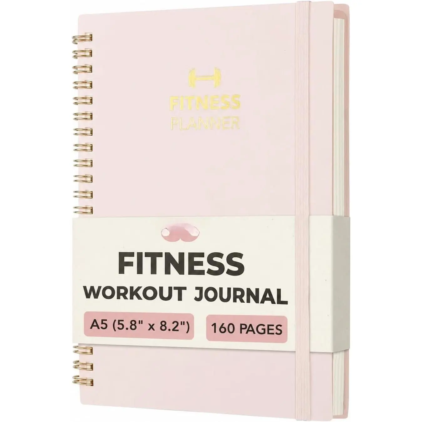 - Fitness Workout Journal for Women & Men, 5.8" x 8.2", 160 Pages | Hardcover, A5 Workout Log Book Planner for  Workouts,  Progress, Gym Essentials and Achieving Your  Goals