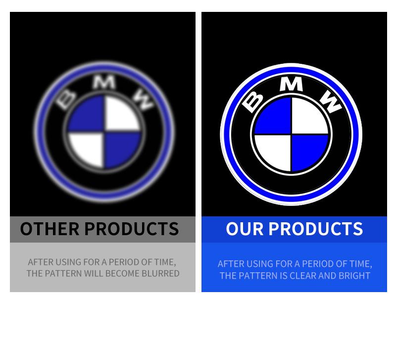 Led HD Car Door Logo Welcome Light Projector Lamps Accessories For BMW