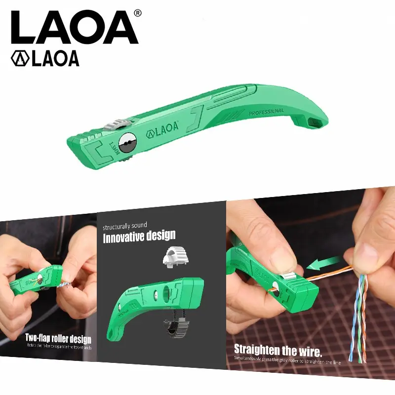 Laoa La194105 Network Cable Management Tool, Pen-Style Ethernet Organizer, Professional Lan Installation Aid, Durable Wire Management Accessory