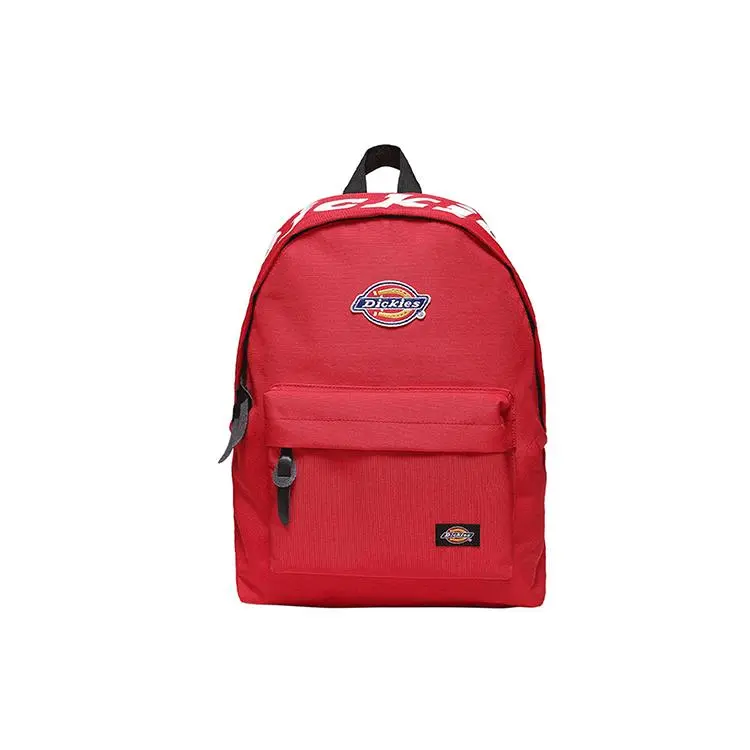 Dickies Waterproof Oxford Fabric Backpack – Unisex Fashionable Red Bag