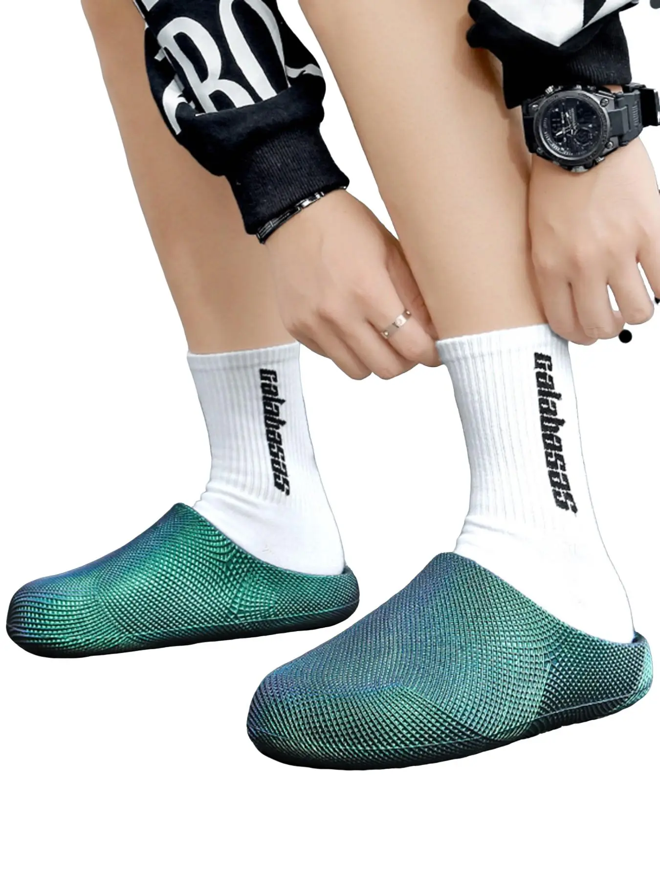 Summer Fashion Men's Sport Slippers, Eva One-Piece Quick-Dry Anti-Slip, Outdoor Water-Resistant, Lightweight Beach Shoes, Comfortable Daily Wear