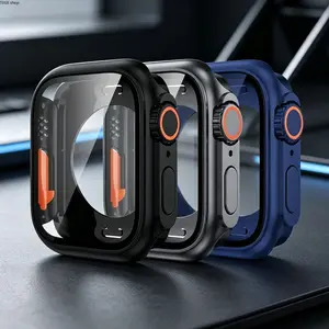 3 Pack Full Coverage Premium Watch Case, Shockproof Anti Scratch HD Cover Compatible With Apple Watch Series 4 To 11 SE2 Multiple Sizes For Daily Protection (Watch Not Included)