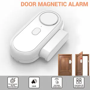 120db Window Alarm System, 6 Modes Security Alert & Doorbell Sound, Magnetic Sensor, Wireless Home Safety Device, Easy Install, Child Protection