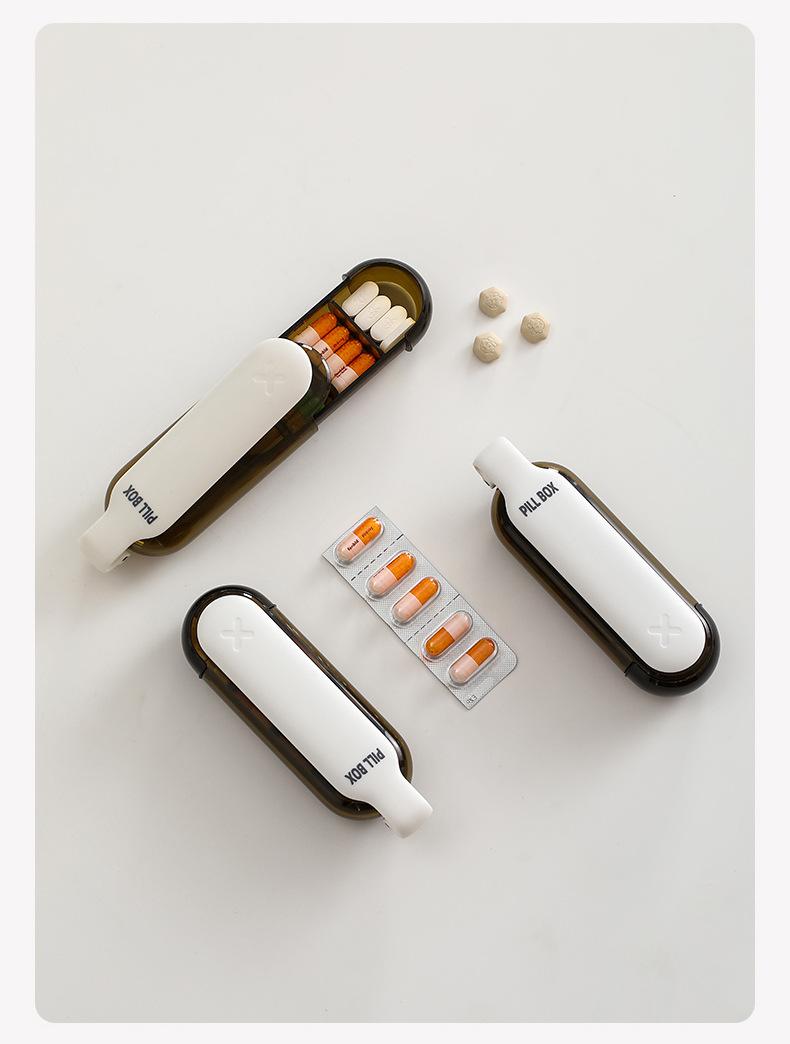 FaSoLa pill box is a portable medicine dispensing box, a mini pill compartment box for carrying with you, and a light-proof pill storage box