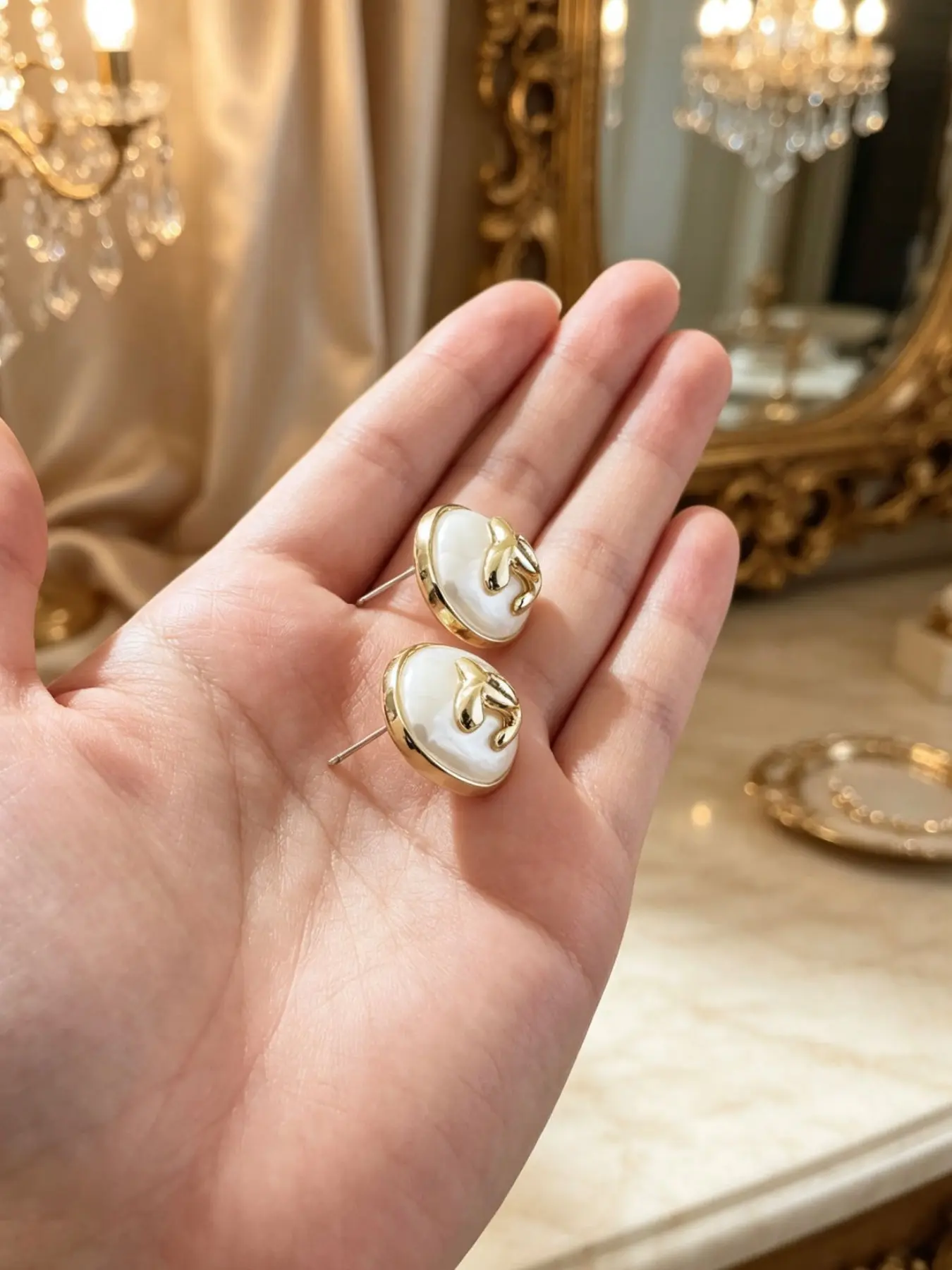 Women's Elegant Stud Earrings, Fashionable Luxury Ear Pins, Perfect for High-End Occasions, Surprising Small Earrings for Women