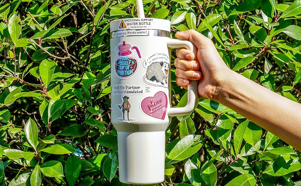 200 PCS Funny Holographic Stickers for Adults, Waterproof Vinyl Sarcastic Meme Decals for Laptop, Water Bottle, Phone, Kindle, Journal, Scrapbook, Bumper, Skateboard, Luggage, No Repeats