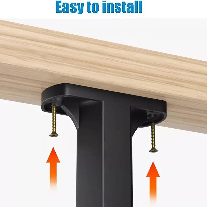 Adjustable Bed Frame Support Leg, Multi-functional Furniture Support Legs, Durable Plastic Furniture Hardware for Bed, Sofa, Dresser, Screws Install, Screws, Bolts