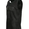 Men's 11 Black Basketball Jersey, Embroidery Sportswear, Casual Short Sleeve Tank Top, Fitted H-Type, Long Clothing, Plain Surface