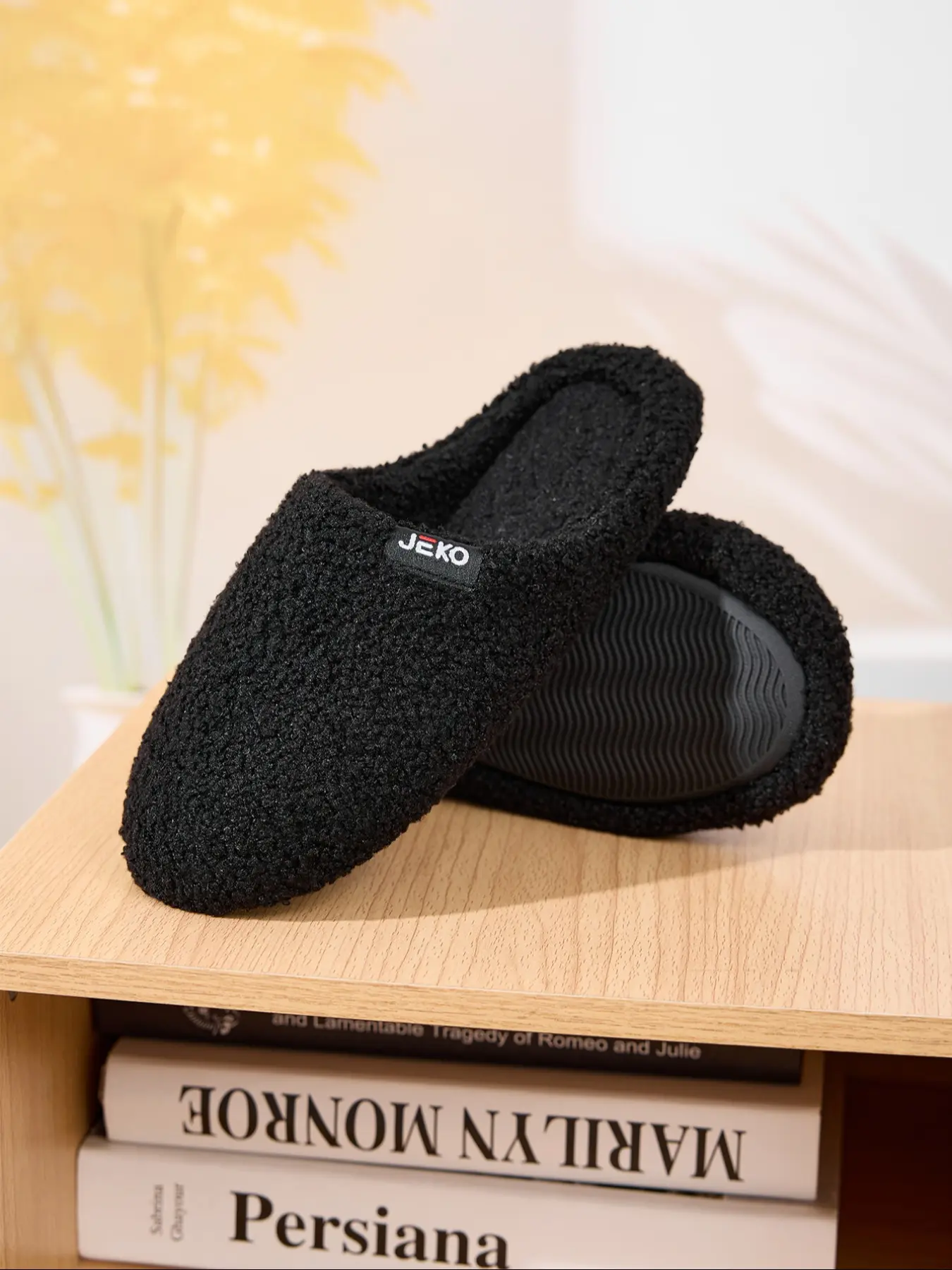 JEKO Indoor Sports Shoes-Unisex Fashion Comfortable Wear-Resistant Non-Slip Soft Sole Slip-On Two-Way Shoes All Seasons Sporty Style
