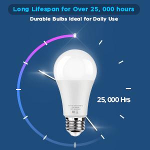 12/24 Counts A19 LED Light Bulbs 100W Equivalent 1500 Lumens, 13W 5000K Daylight White Non-Dimmable, Super Bright No Flicker Standard E26 Edison Screw Bulbs for Home, Bedroom, Office Lamp Lightbulb Base 12/24 Counts A19 LED Light Bulbs 100W Equivalent 1500 Lumens, 13W 5000K Daylight White Non-Dimmable, Super Bright No Flicker Standard E26 Edison Screw Bulbs for Home, Bedroom, Office Lamp Lightbulb Base