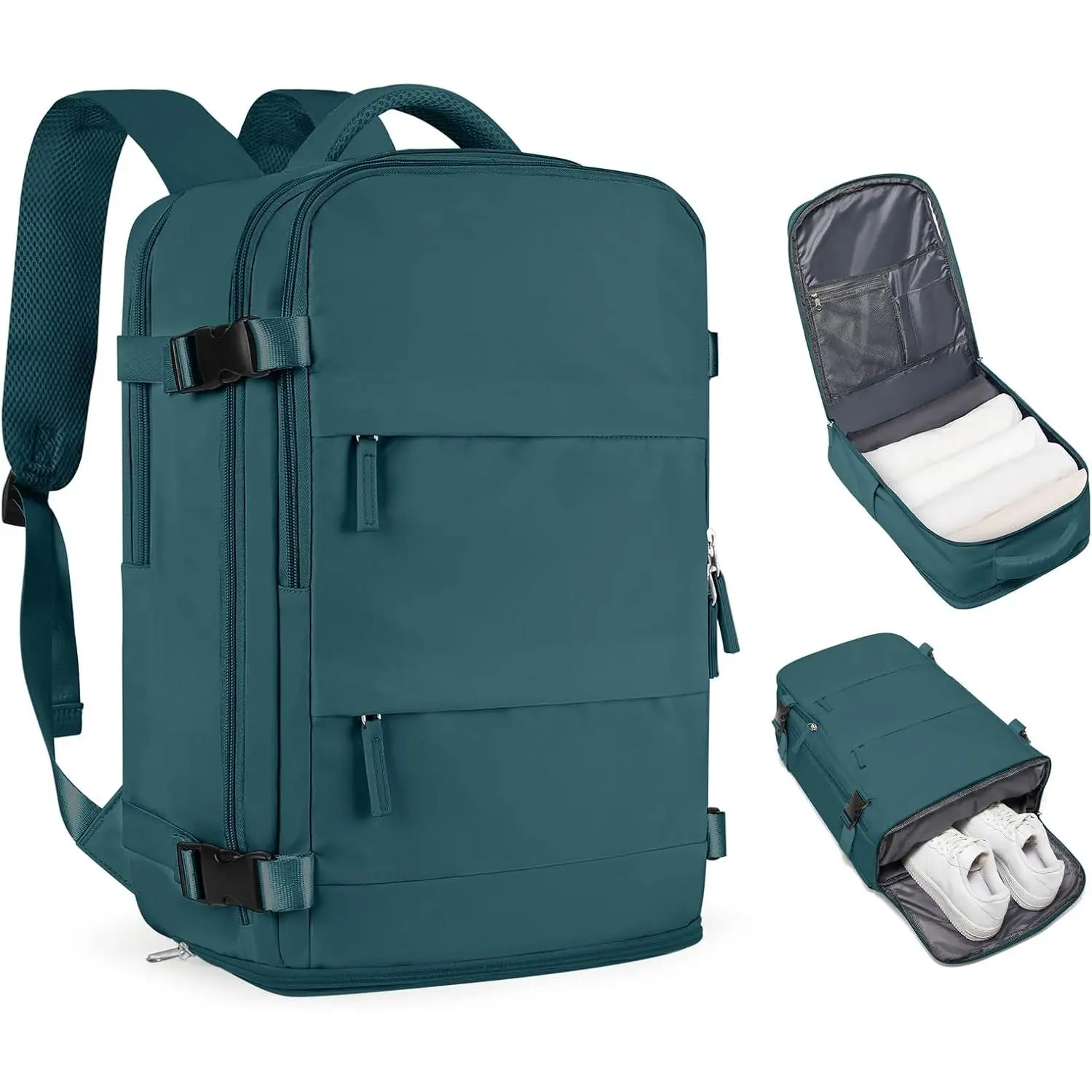 Travel Backpack For Women Men, Airline & Flight Approved Carry On Backpack, Waterproof Sports Luggage Casual Daypack, Small Hiking Backpack